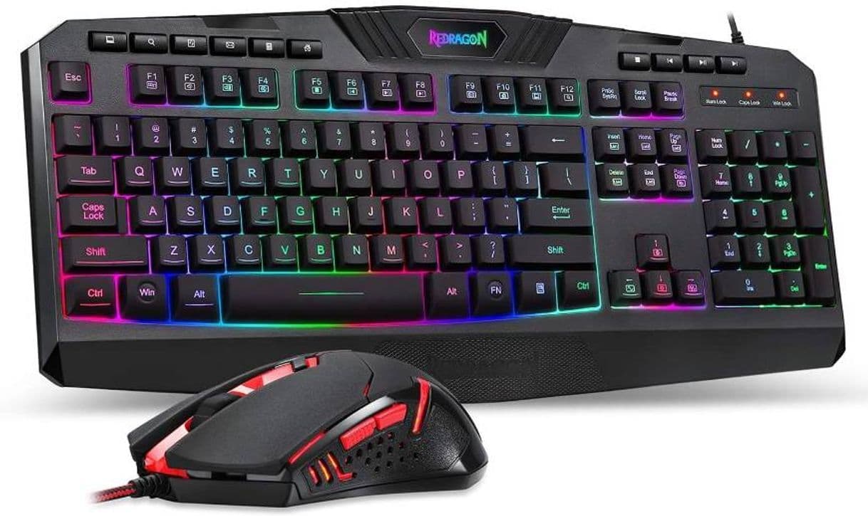 Moda Redragon
REDRAGON S101 Mouse y Teclado para Ps4