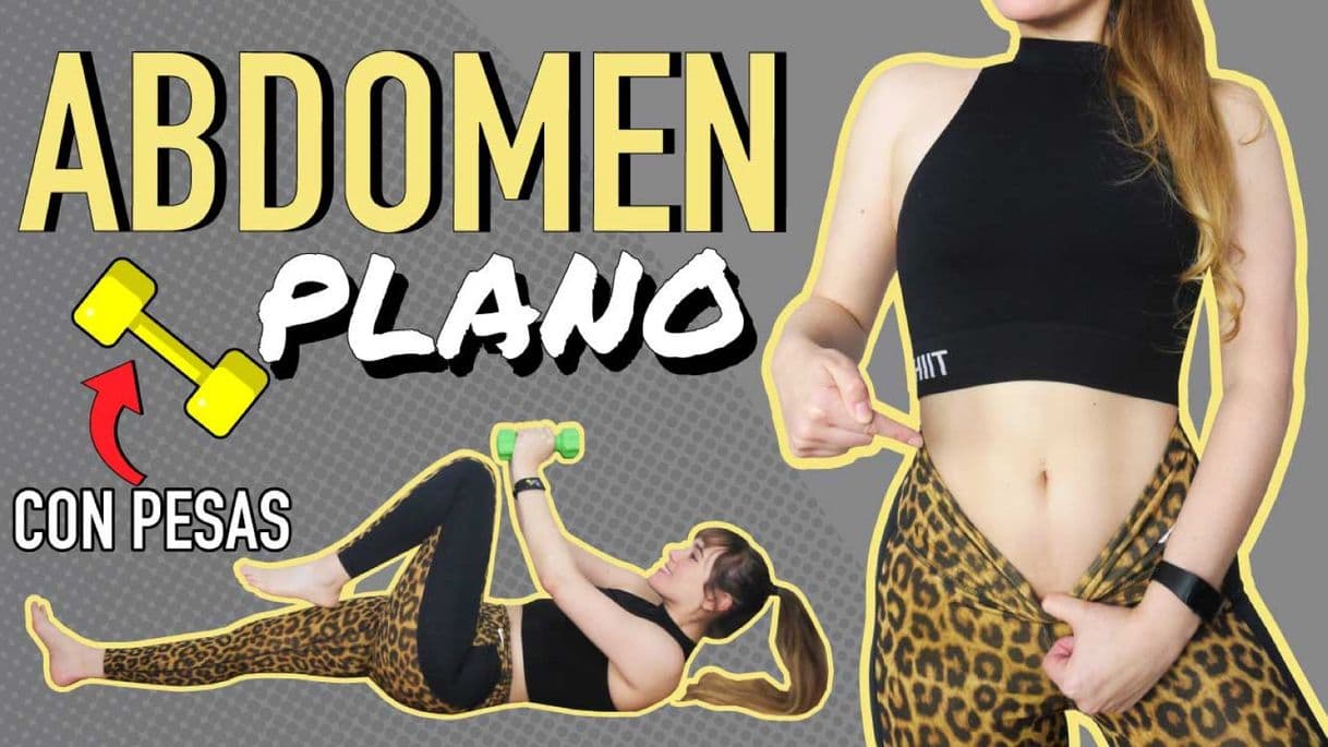 Moda Abdominales con pesas | aplanar abdomen 👙🤩