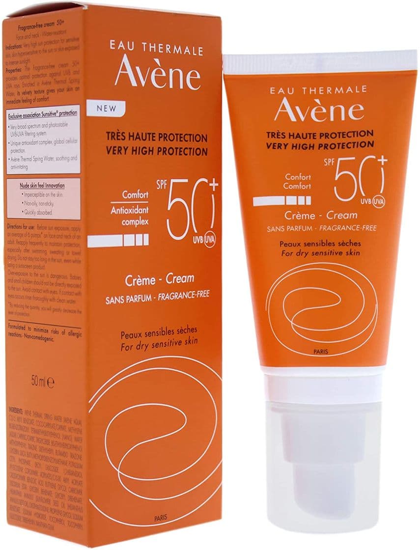 Belleza AVENE Crema Coloreada Pieles Sensibles SPF50+ 50ML