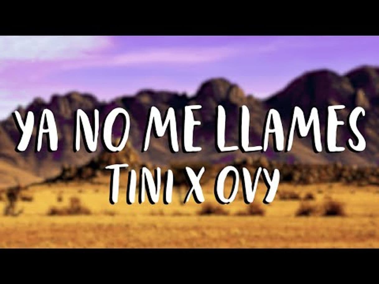 Canción Ya no me llames