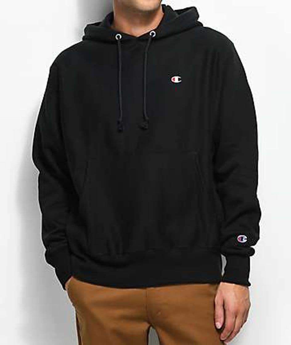 Producto Champion Classic Logo para Hombre Sudadera, Negro