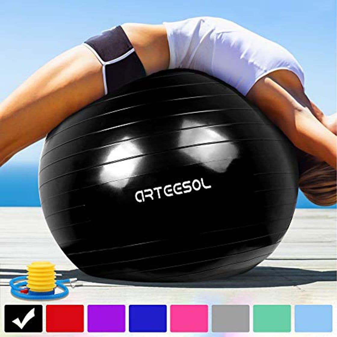 Producto arteesol Pelota de Ejercicio 45cm 55cm 65cm 75cm Balón de Ejercicio Pelota