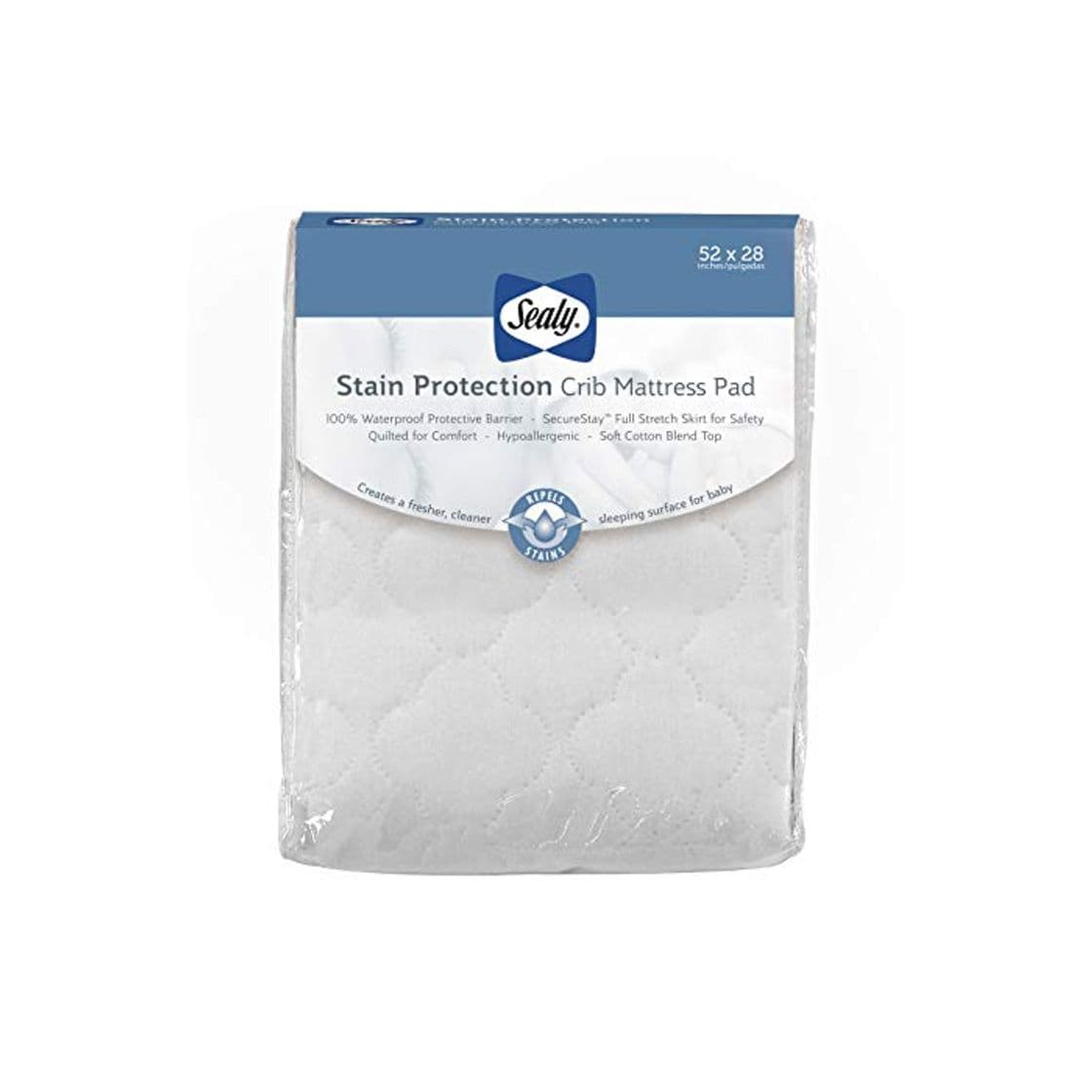 Product Sealy Stain Protection Crib Mattress Pad