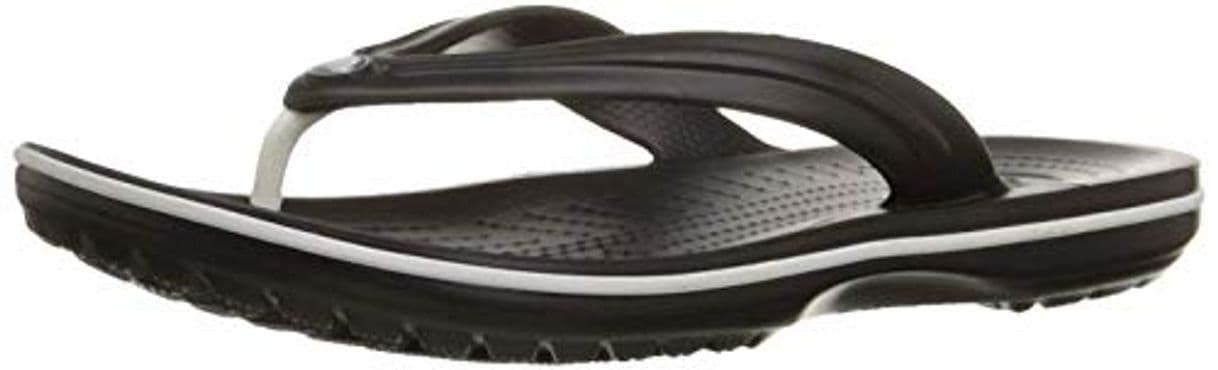 Moda Crocs Crocband Flip, Chanclas Unisex-Adult, Nero Black 001, 42