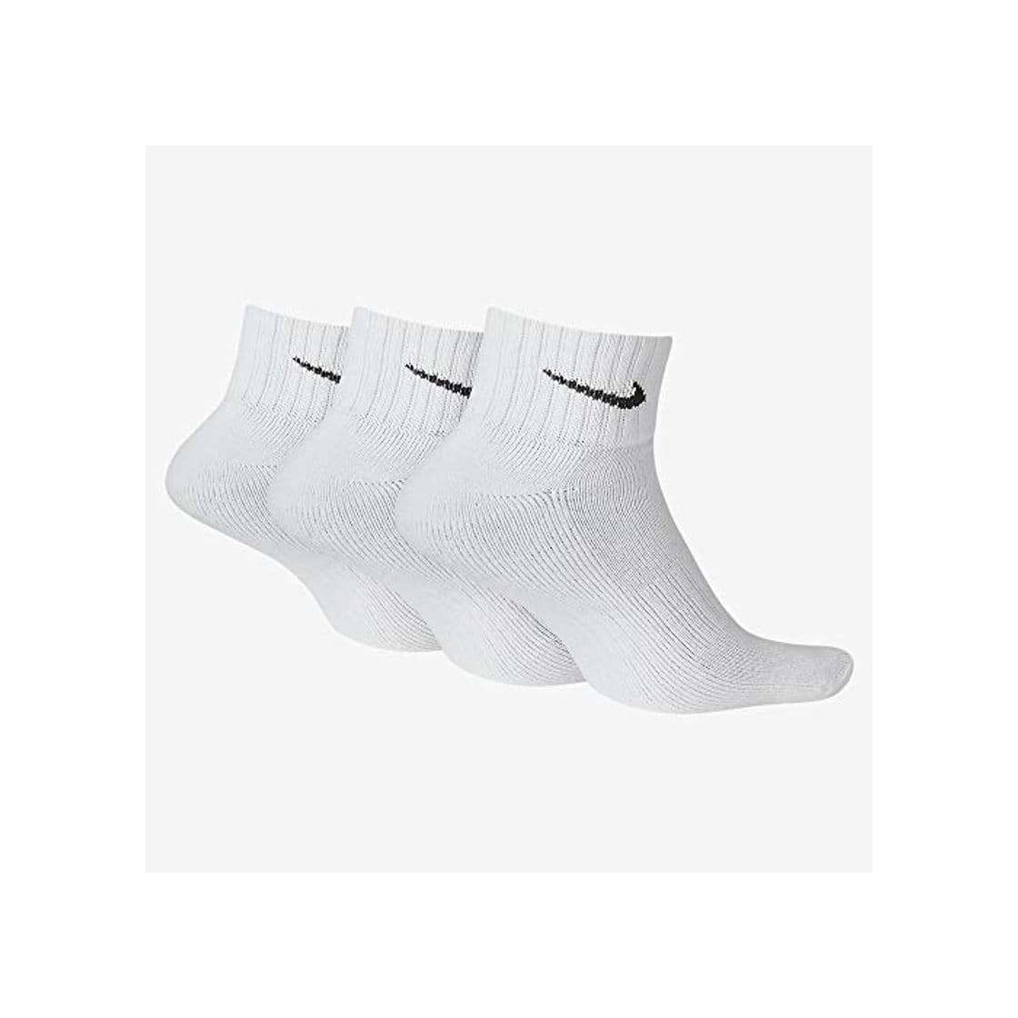 Fashion Nike 3Ppk Value No Show, Calcetines Unisex adulto, Blanco