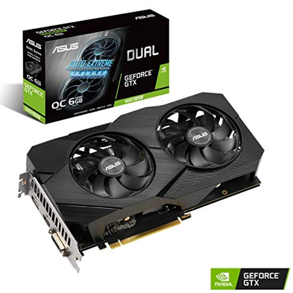 Producto ASUS Dual GeForce GTX 1660 Super OC Edition 6GB GDDR6 - Tarjeta