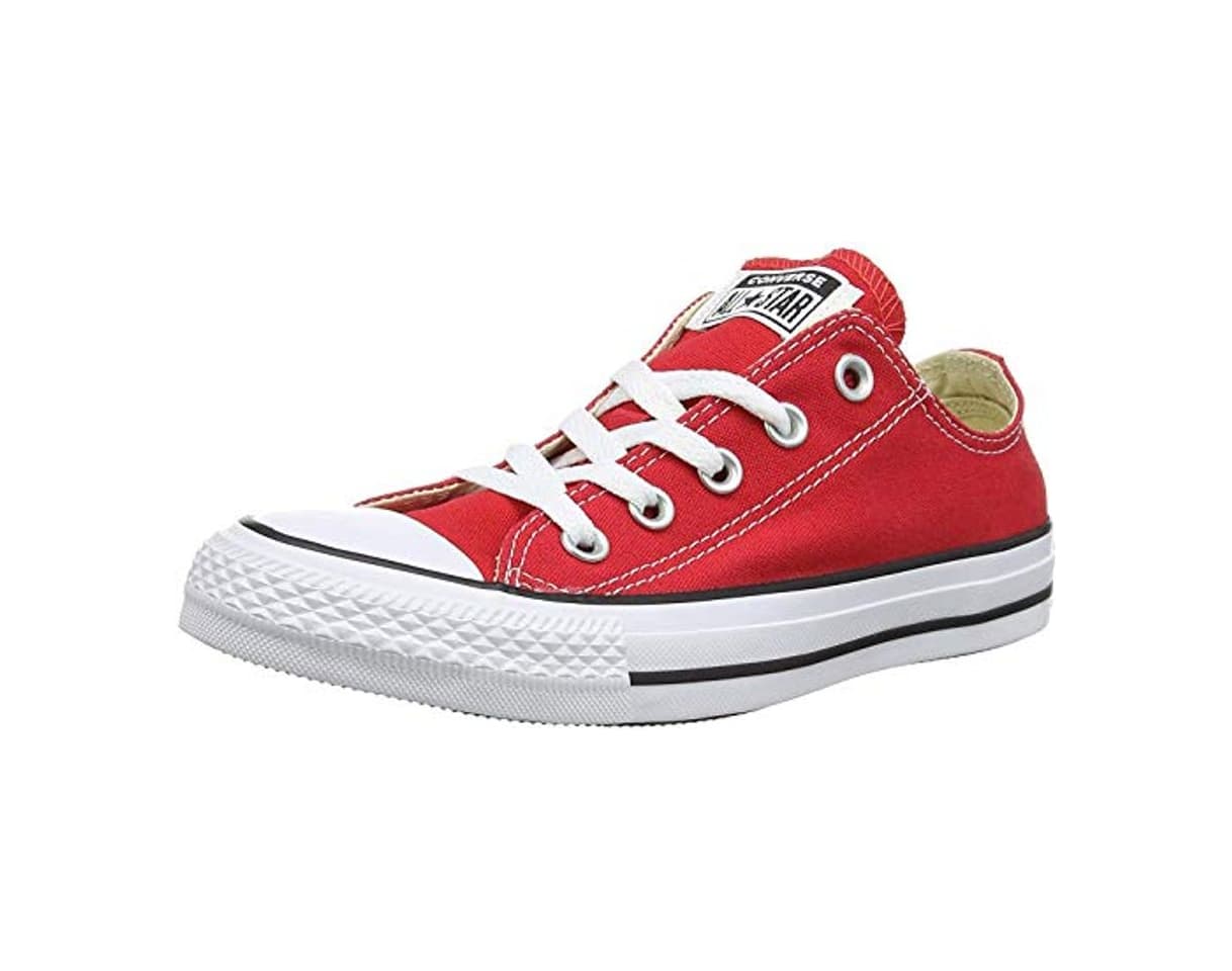 Moda Converse Chuck Taylor All Star Ox, Zapatillas de Lona, Unisex, Rojo