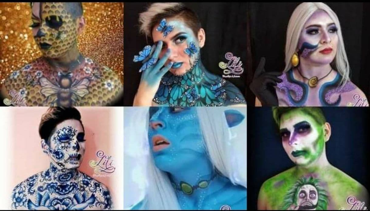 Fashion Página de una artista Body Paint!