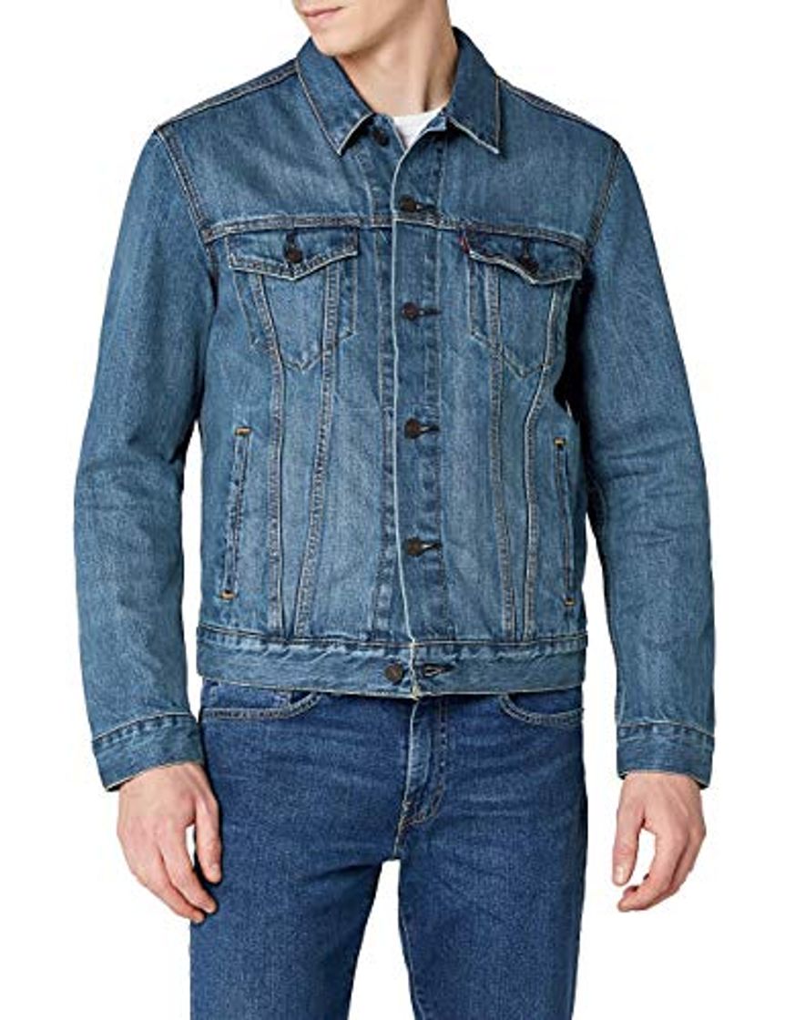 Fashion Levi's Trucker Jacket Chaqueta Vaquera, Azul