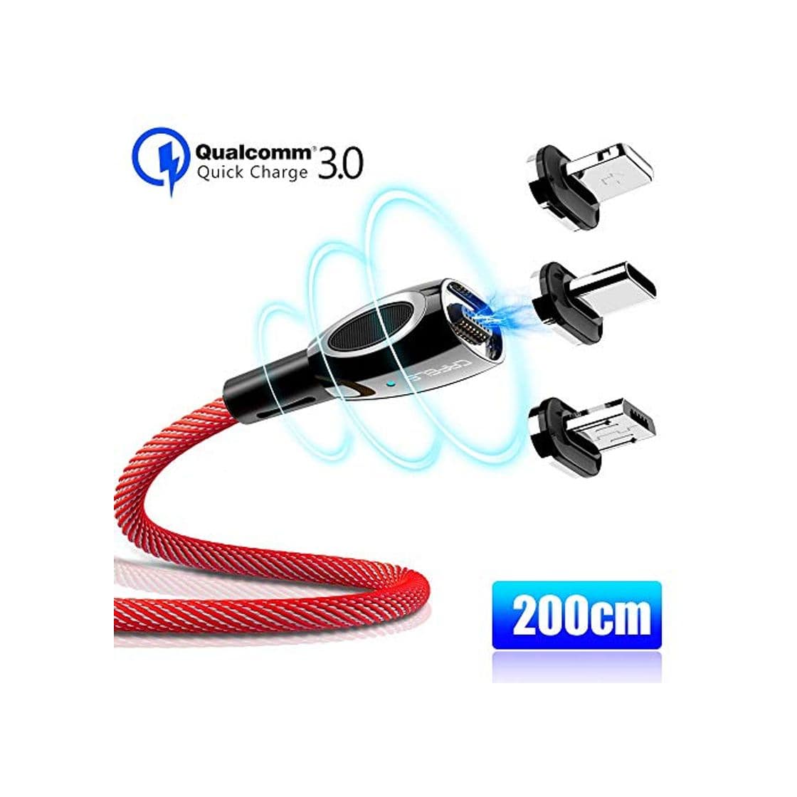 Producto Cable de Carga Magnético USB 3 en 1