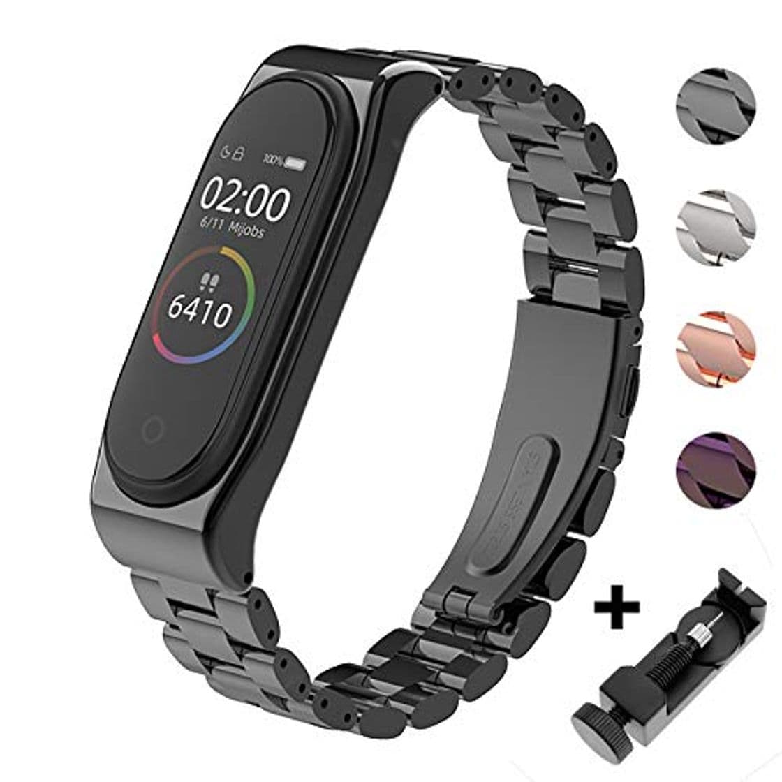 Producto Mijobs Correas de Xiaomi Mi Band 4 Mi Band 3 Correa Bracelet,Wrist