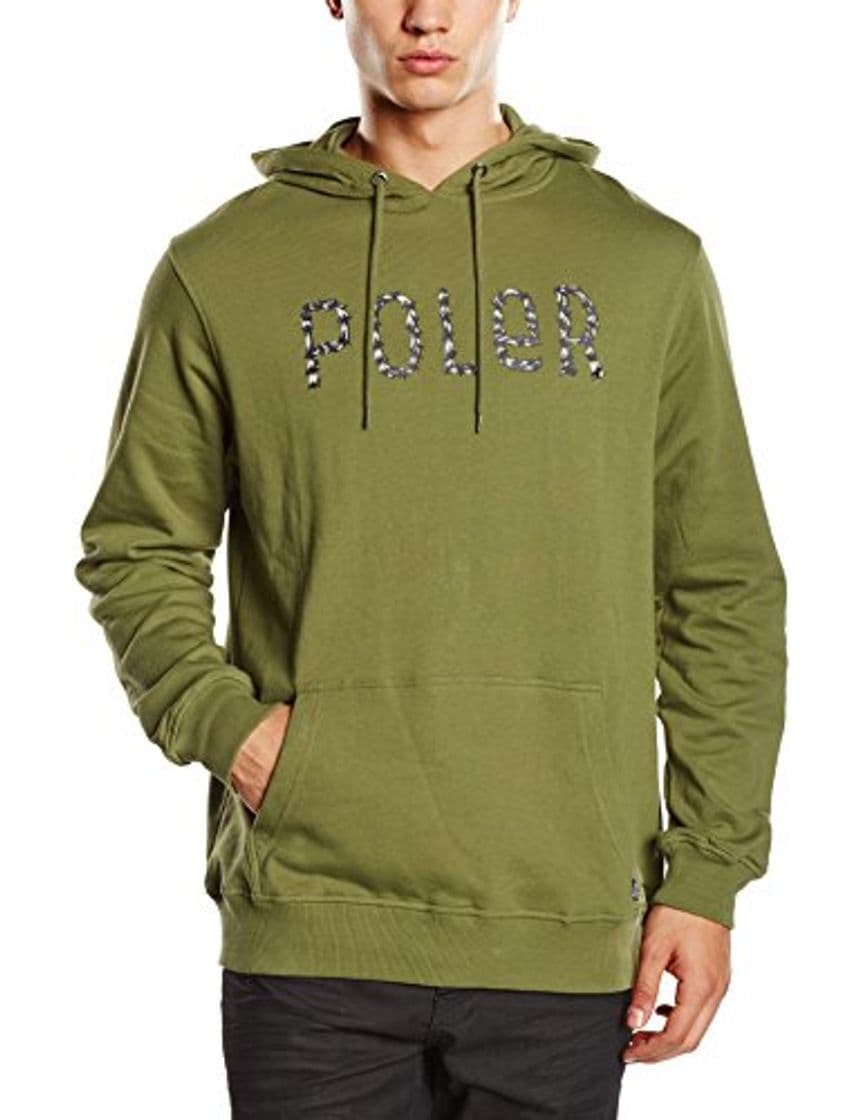 Fashion Poler Stuff Sudadera Verde M