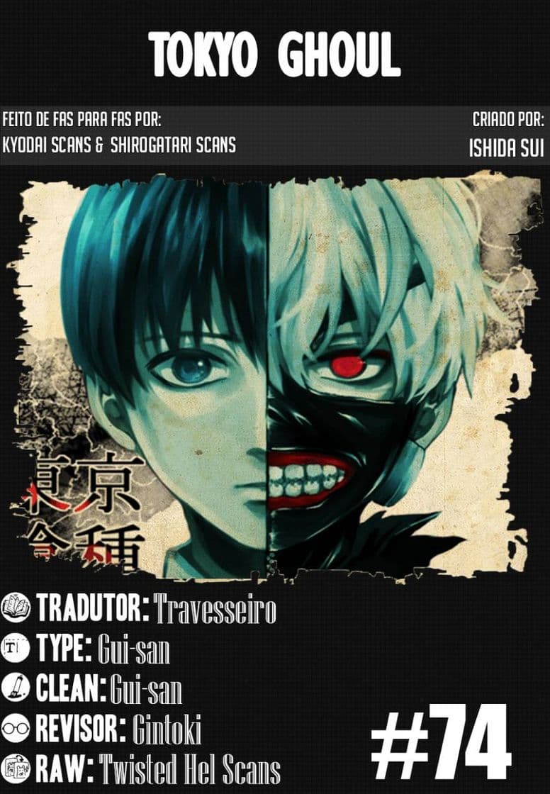 Fashion Tokyo Ghoul mangá 