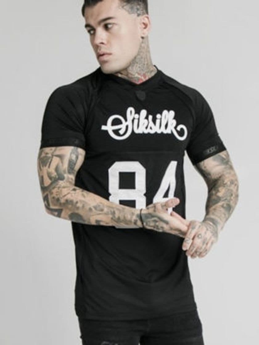 Moda SIK SILK STRETCH SPORTS TEE – BLACK – Slick Store