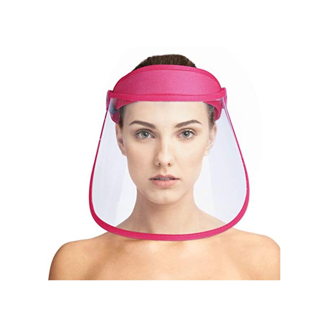 Moda FunPa Protector Facial Protector antigotas Transparente Protector de Visera Facial Sombrero Protector Facial