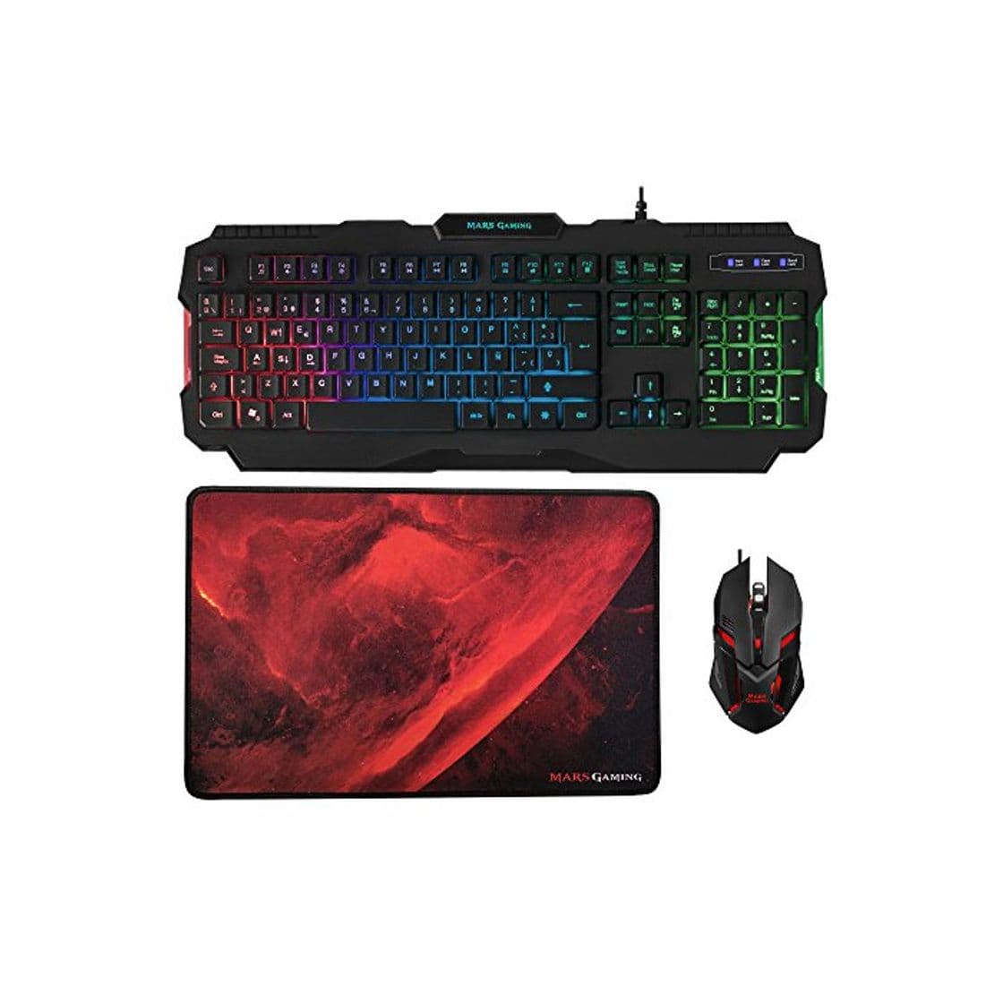 Electrónica Mars Gaming MCP118 - Pack iluminación RGB de teclado