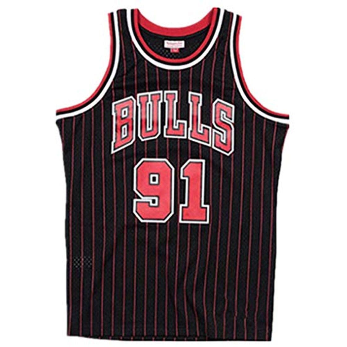 Moda Miyapy NBA Chicago Bulls #91 Dennis Rodman Camiseta de Jugador de Baloncesto