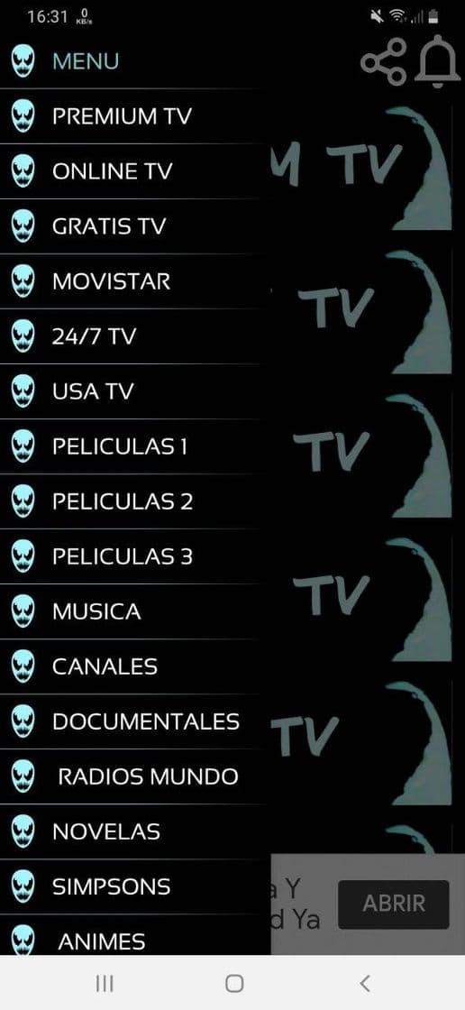 App  Venom T.V