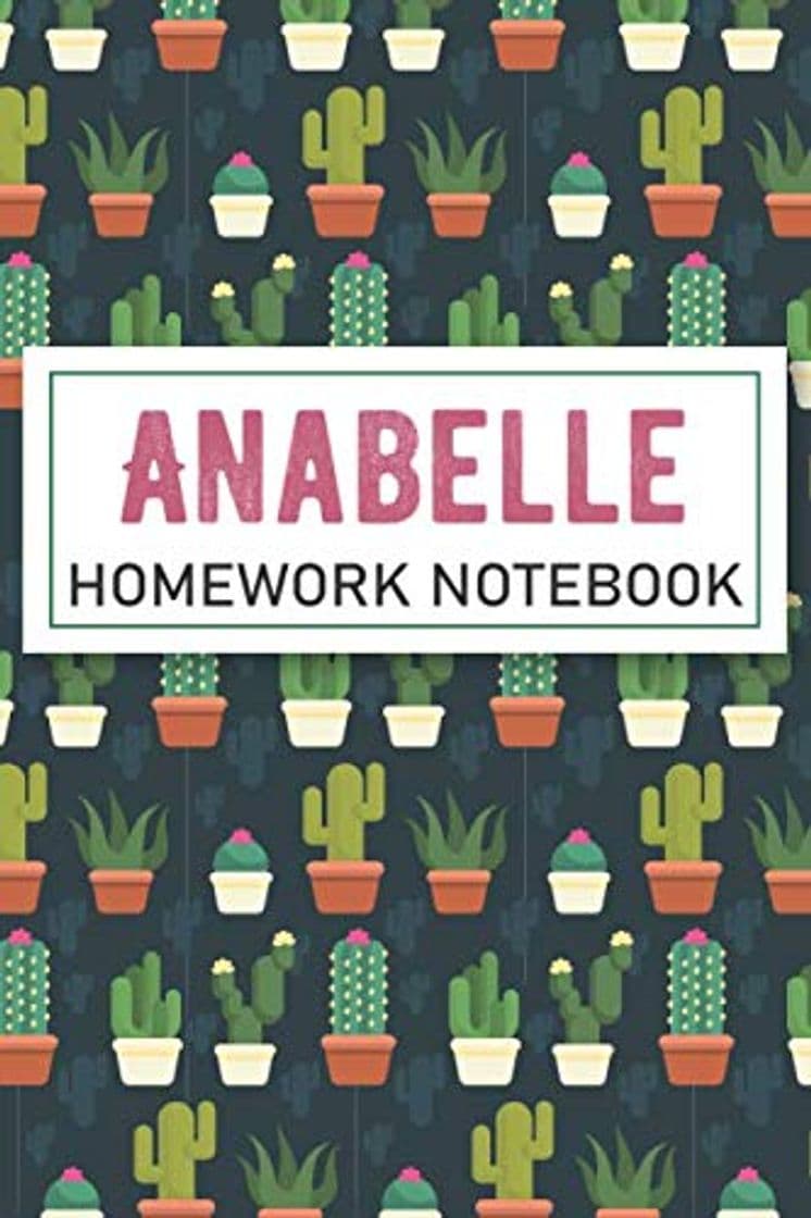 Book Anabelle HOMEWORK NOTEBOOK: Personalised Anabelle Homework Notebook Composition and Journal Gratitude Diary