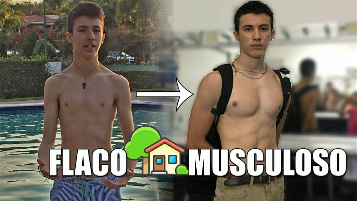 Fashion RUTINA Para FLACOS ECTOMORFOS En CASA | RUTINA Para Aume....