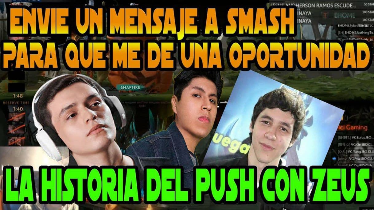 Fashion Mathew cuenta que le envió un mensaje a smash para que le de