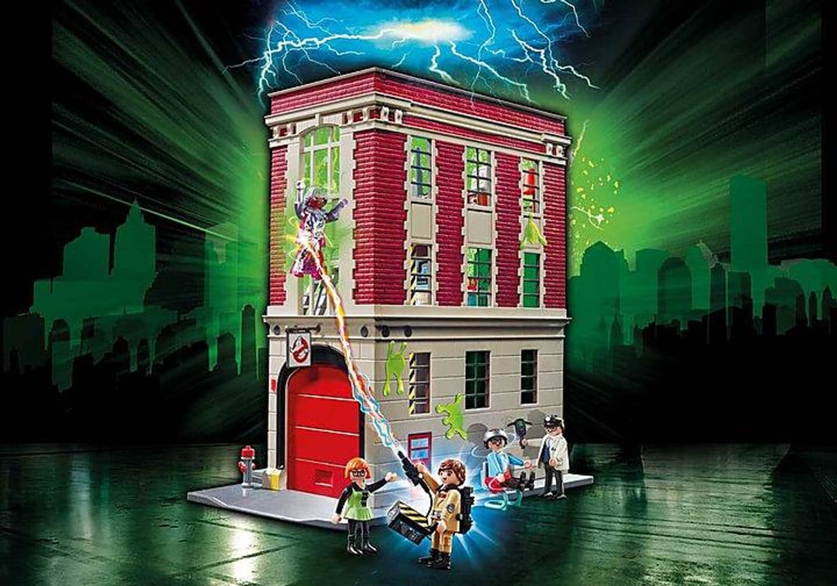 Moda PLAYMOBIL. Ghostbusters. Cuartel Parque de Bomberos. 