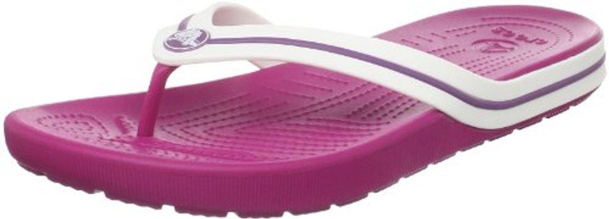 Fashion Crocs Crocband Flip, Chanclas Unisex-Adult, Berry