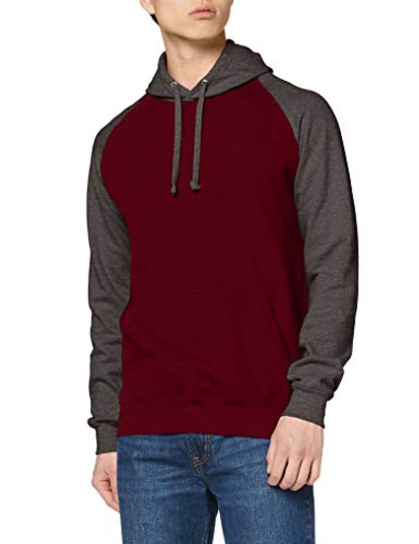 Fashion AWDis Baseball Hoodie Sudadera con Capucha, Multicolor