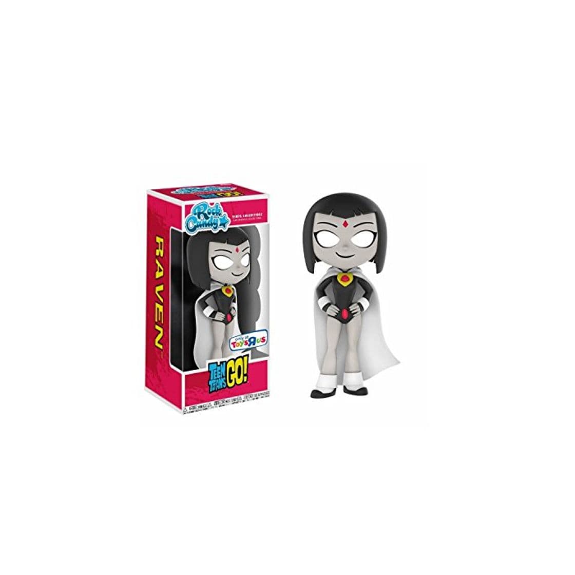 Producto Figura Vinyl Rock Candy Teen Titans Go Raven White Exclusive