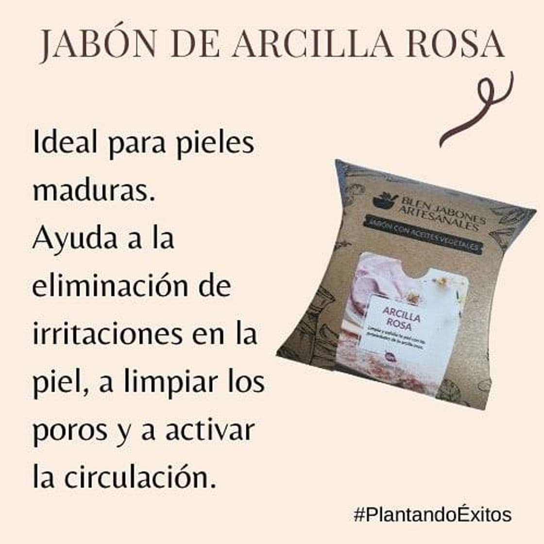 Moda Jabón de arcilla rosa