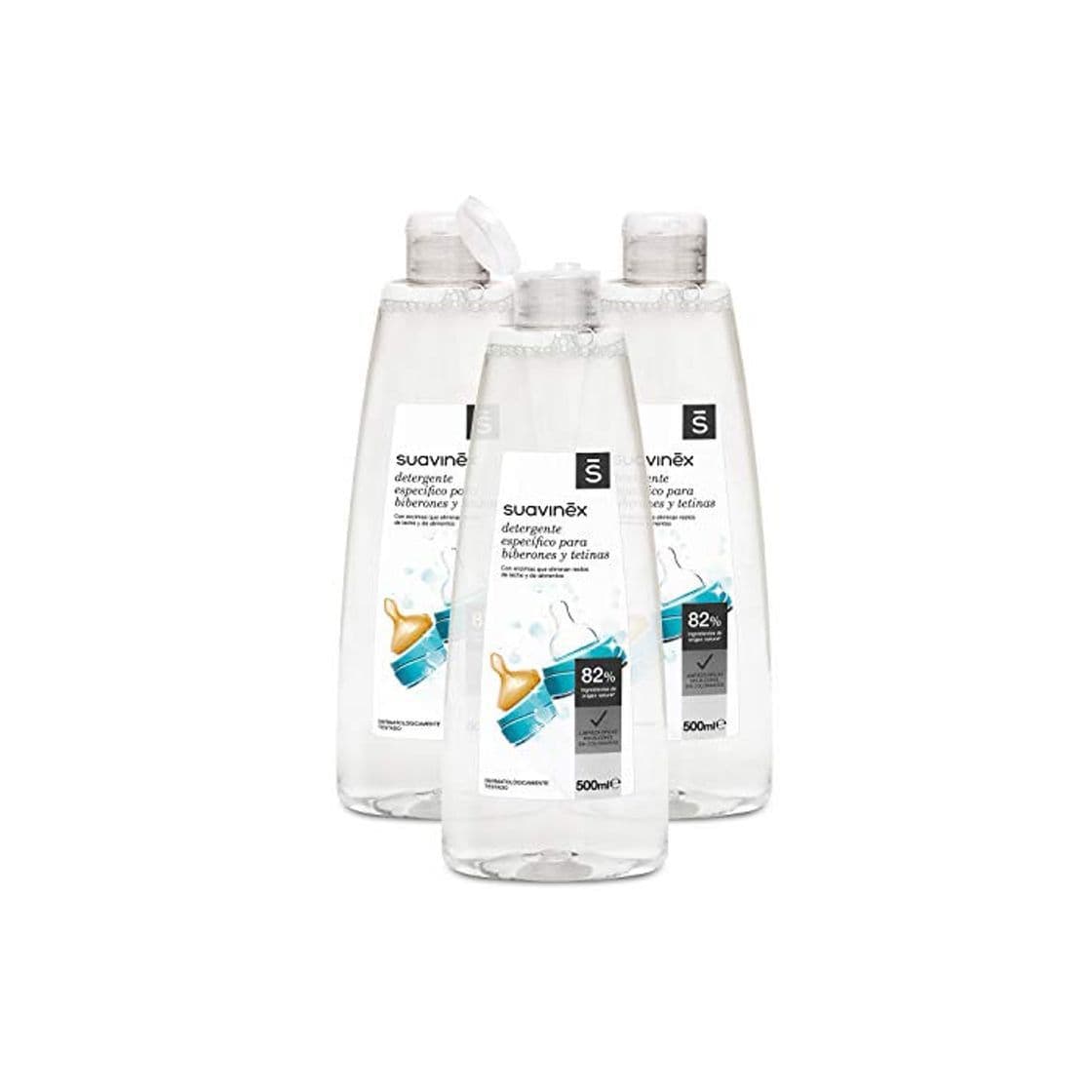 Producto Suavinex - Pack de 3 detergentes de 500 ml para biberones y