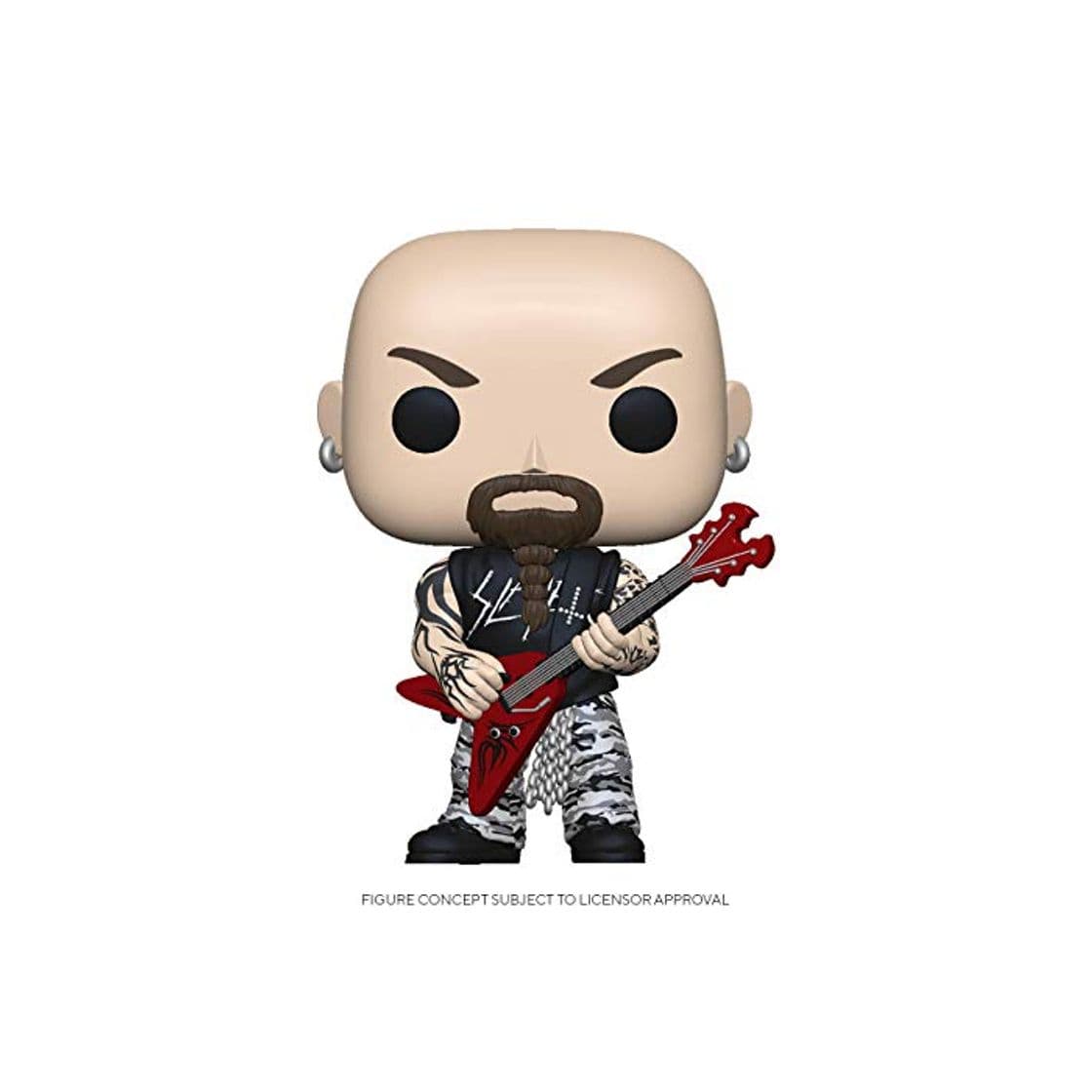 Game Funko- Pop Rocks: Slayer-Kerry King Figura Coleccionable, Multicolor