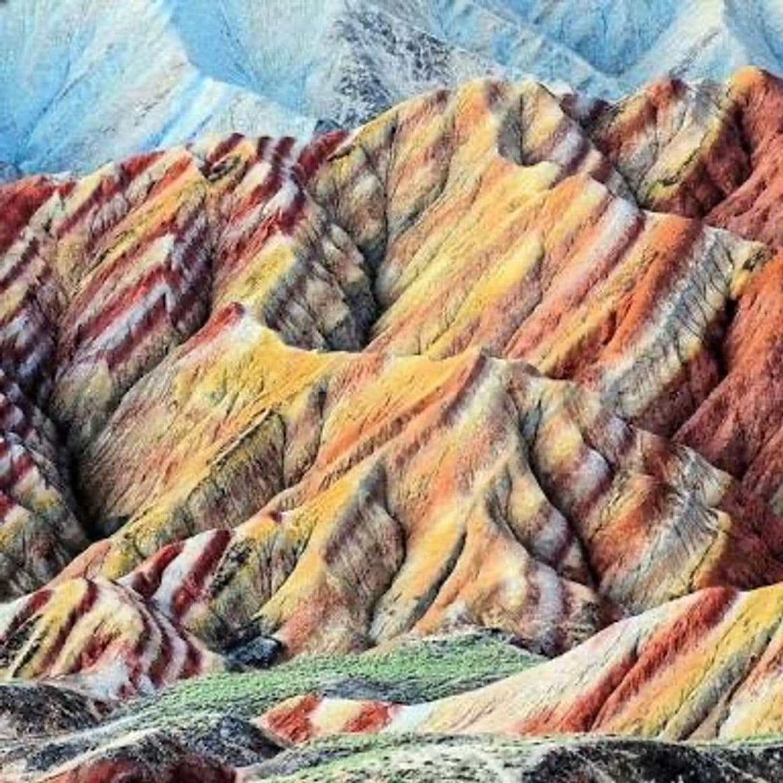 Lugar Las montañas de colores de Zhangye Daxia