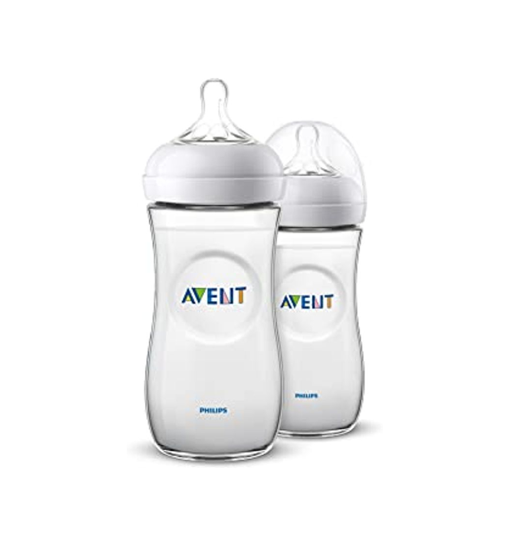 Product Philips Avent Biberón Natural SCF033/27 - Pack de dos biberones de 260