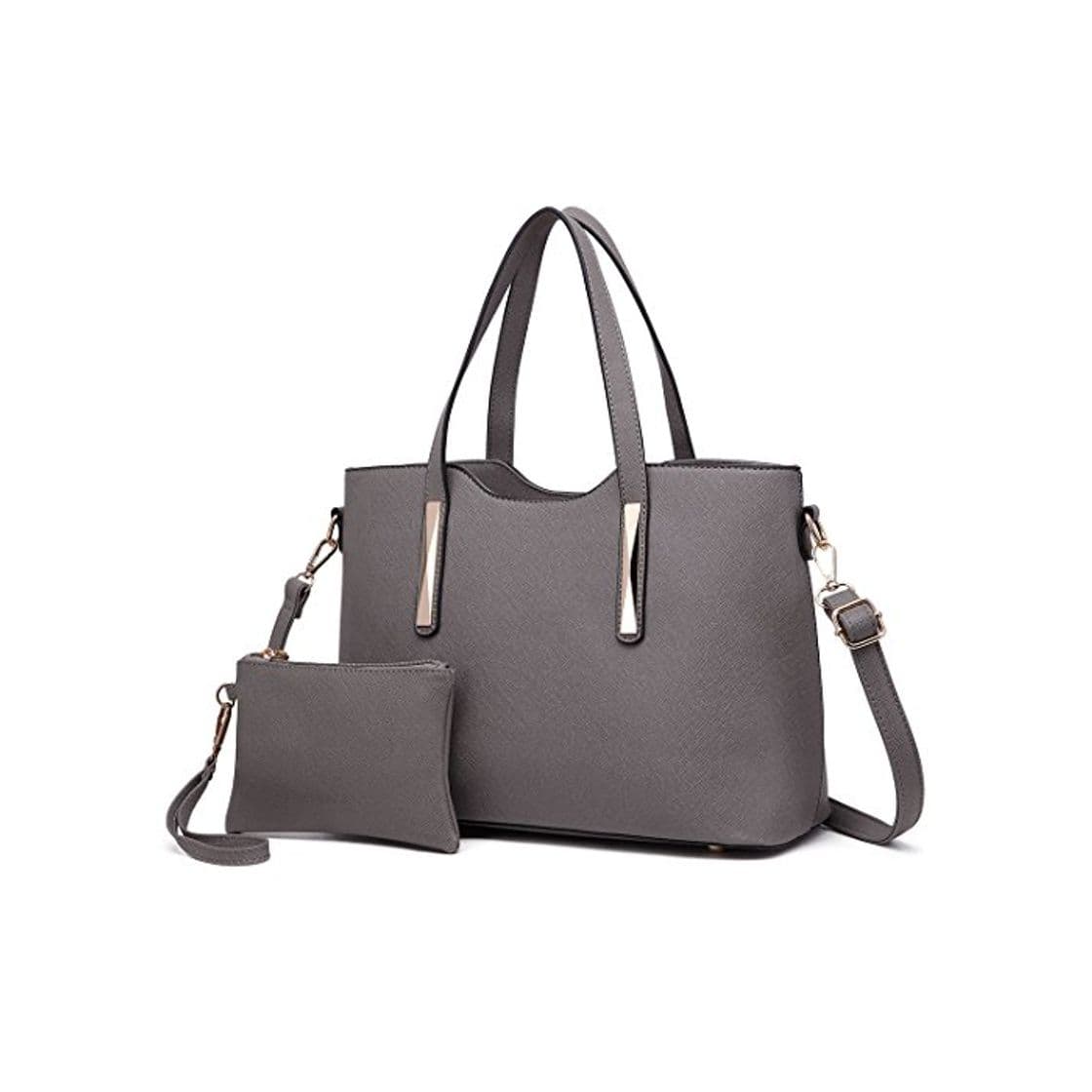 Producto Miss Lulu Bolsas de Señoras Moda Cuero Pu 2 Piezas Totalizador Bolsos