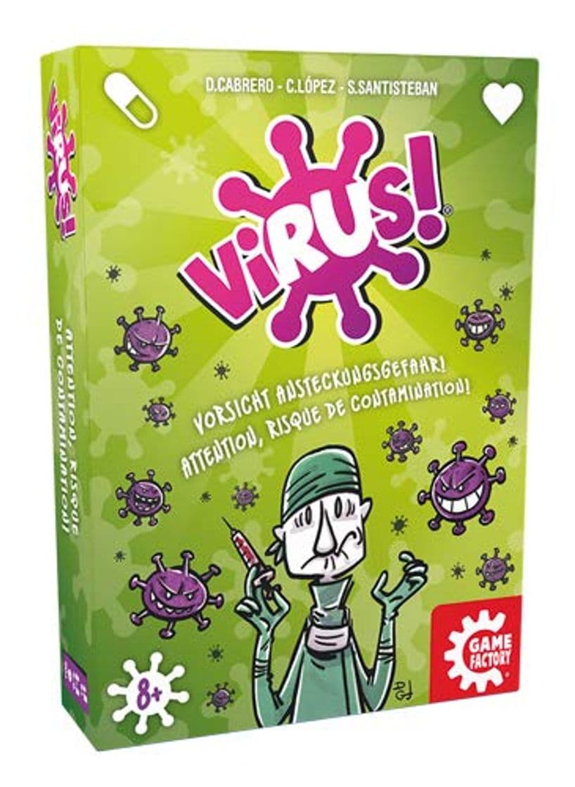 Producto GAMEFACTORY 646239 Virus! Juego de Cartas