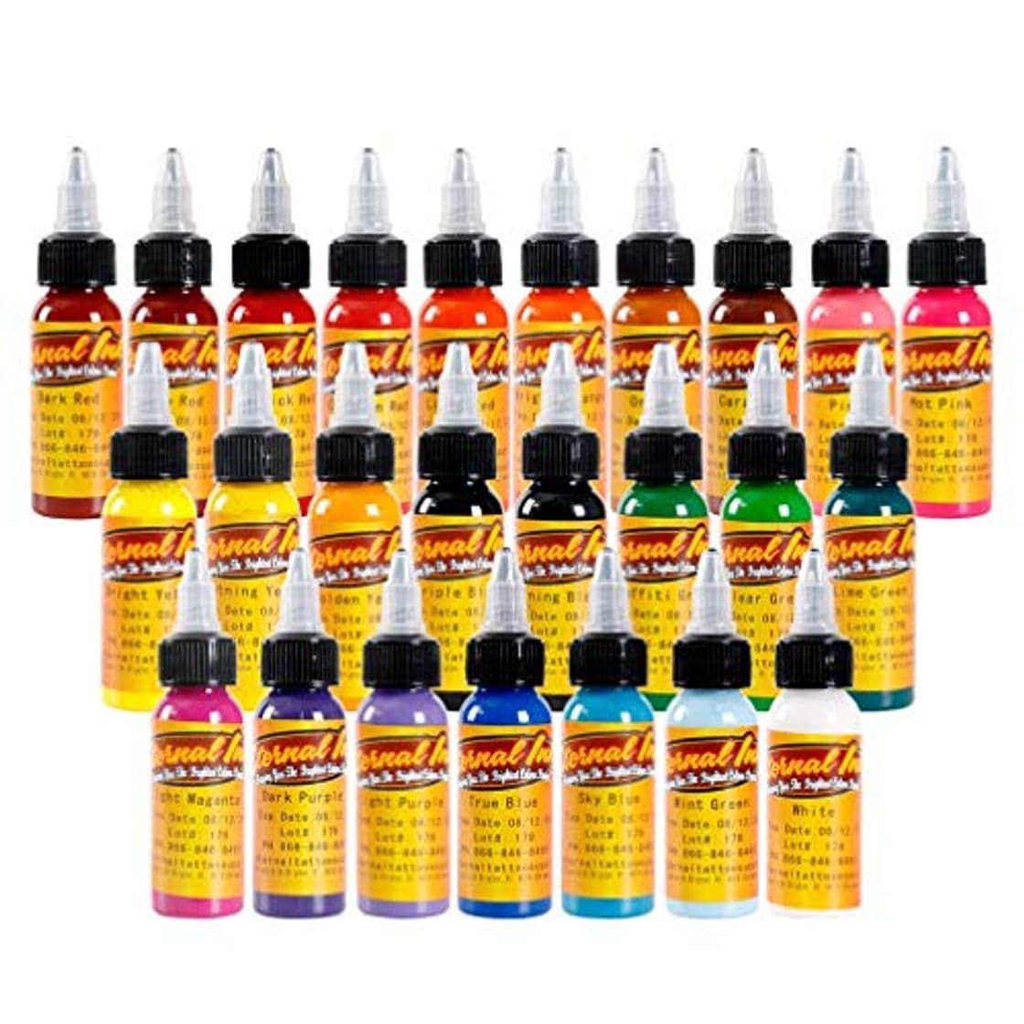 Product Tinta De Tatuaje, Tattoo Ink 16 Color Set 1 Oz 30ml