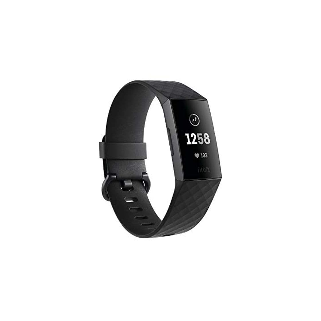 Fitness Fitbit Charge 3 Pulsera avanzada de salud y actividad física, Negro