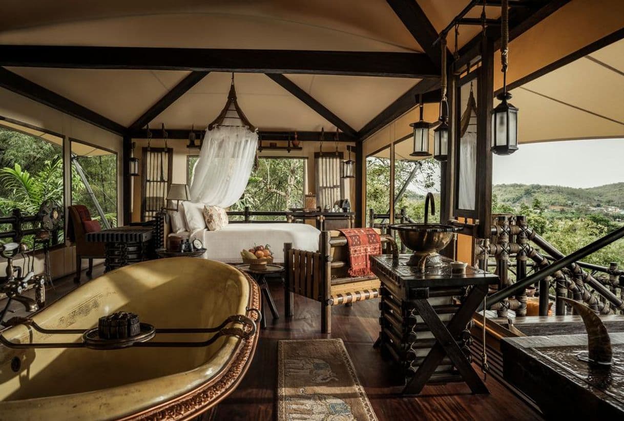 Lugar Four Seasons Tented Camp Golden Triangle, Thailand