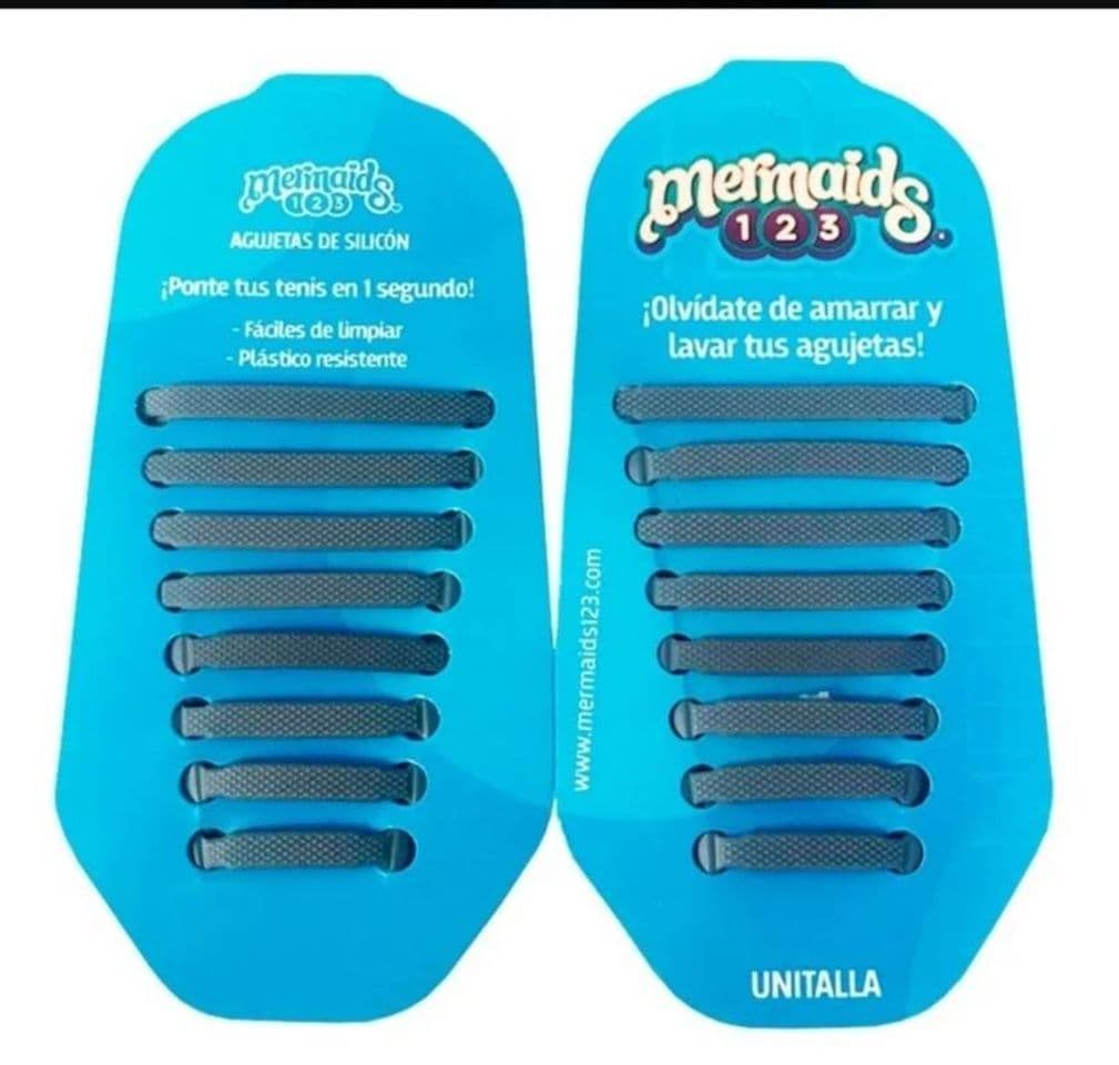 Moda Agujetas De Silicón Grises Mermaids123- Pack Con 16 Agujetas ...