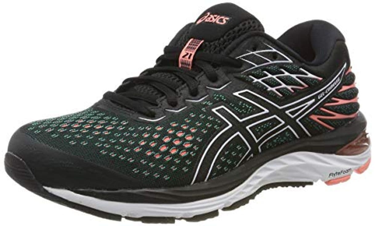 Fashion Asics Gel-Cumulus 21, Zapatillas de Running para Mujer, Negro