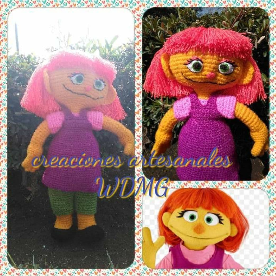 Fashion Amigurumi de Julia, (Plaza Sésamo)