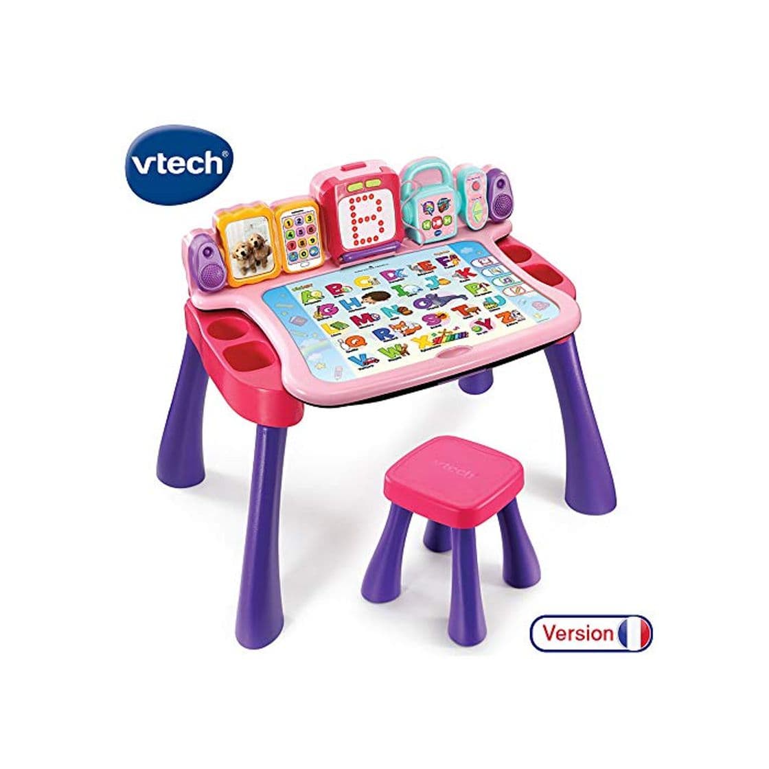 Product Vtech – 4 en 1 escritorio interactivo 4-en-1 con función Ecriture, 195855, Rosa , color