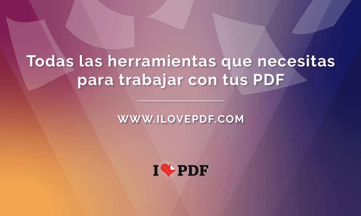 Moda iLovePDF | Herramientas PDF online gratis