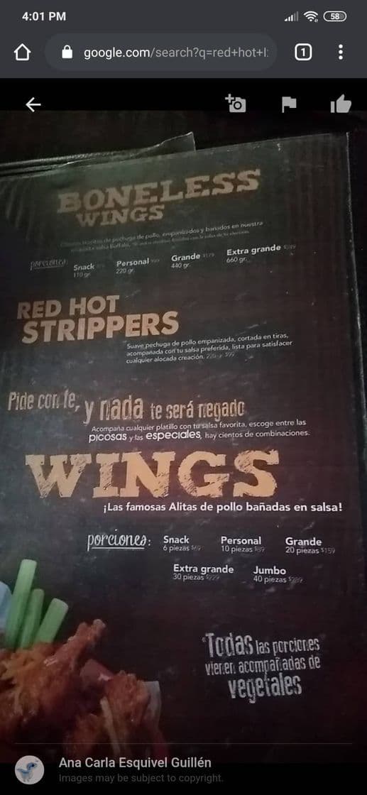 Restaurantes Red Hot Grill