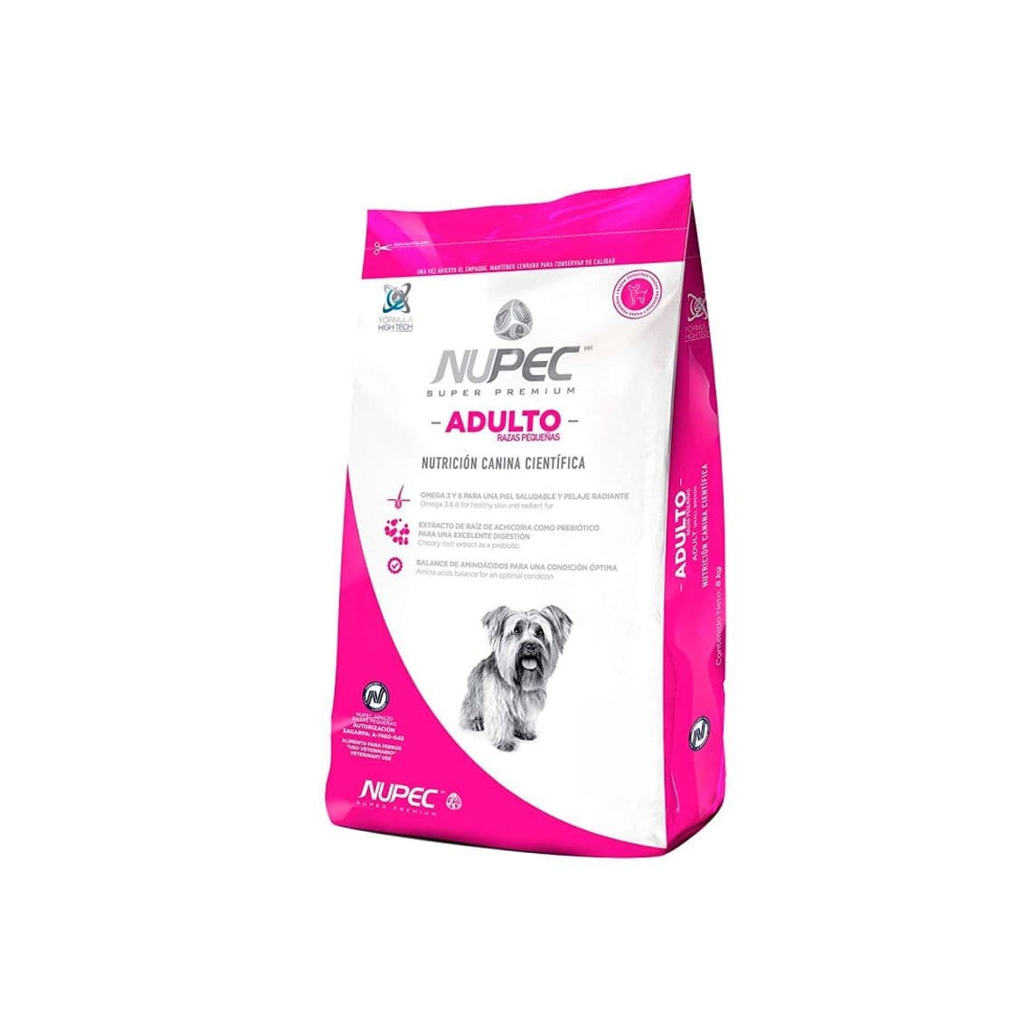 Producto Alimento Nupec Nutrición Científica perro adulto raza pequeña 2kg