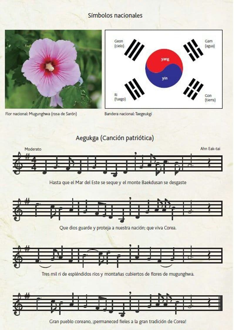 Fashion Himno de Corea del Sur (Aegukga) - Sub Hangul