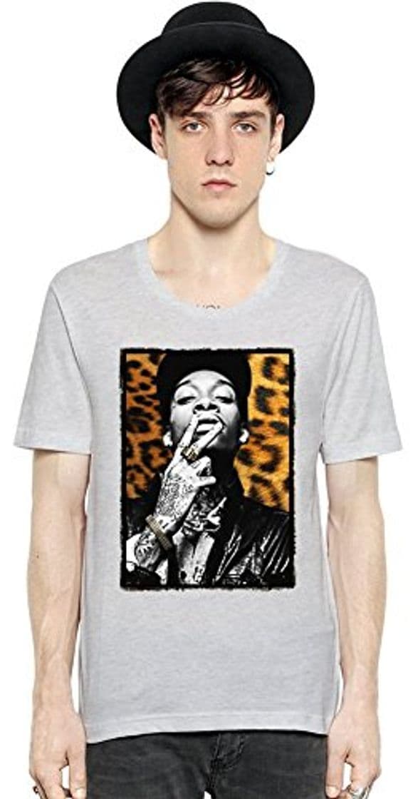 Fashion Wiz Khalifa Leopard Pattern Design Leopard Pattern Design Men Short Sleeve T