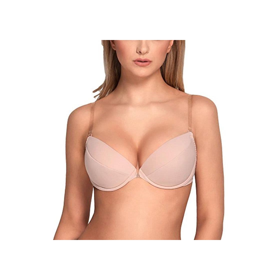 Fashion Vivisence Eve 1012 Sujetador Push-Up con Tirantes Y Espalda De Silicona para