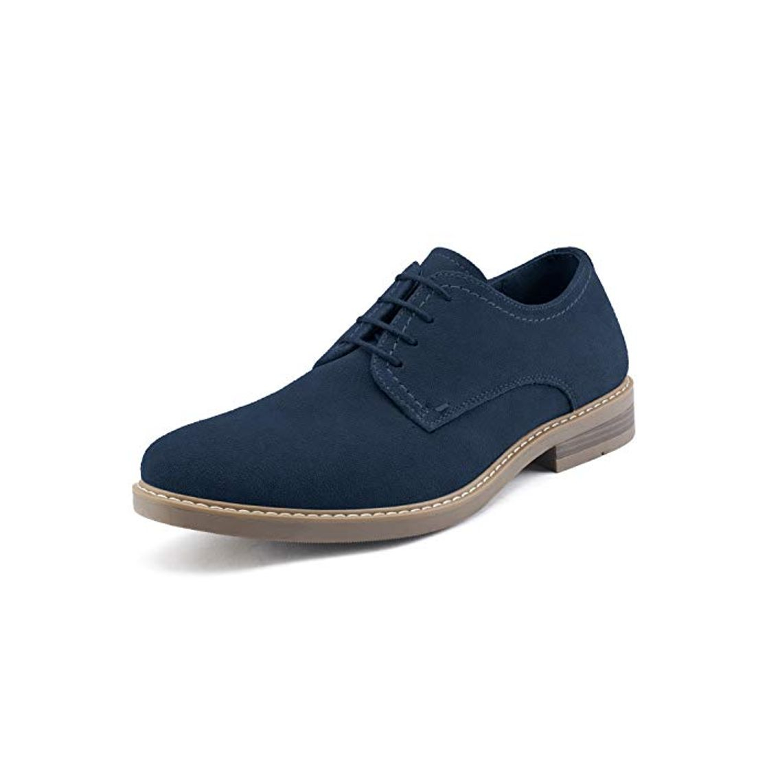 Fashion Bruno Marc LG19001M Zapatos de Cordones Vestir Oxfords para Hombre Azul Marino